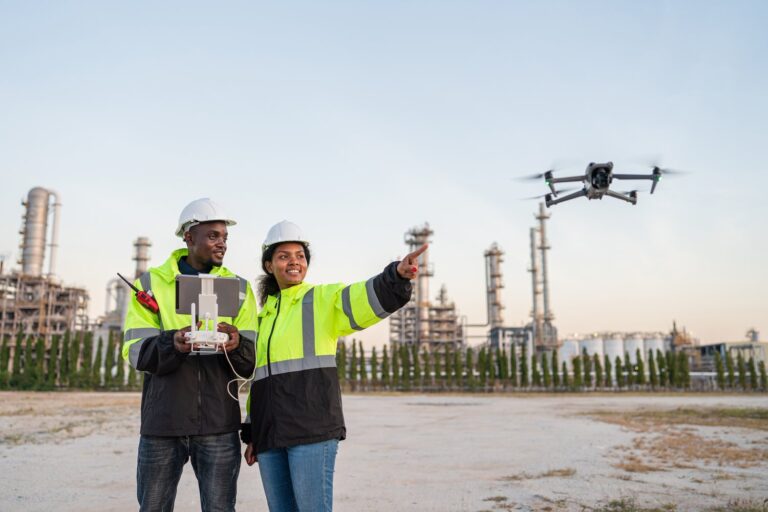 Wykorzystanie dronów w inspekcji instalacji przemysłowych – najnowsze trendy