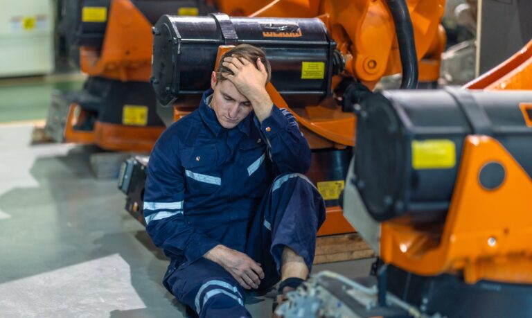Problem awarii systemu sterowania procesem produkcyjnym