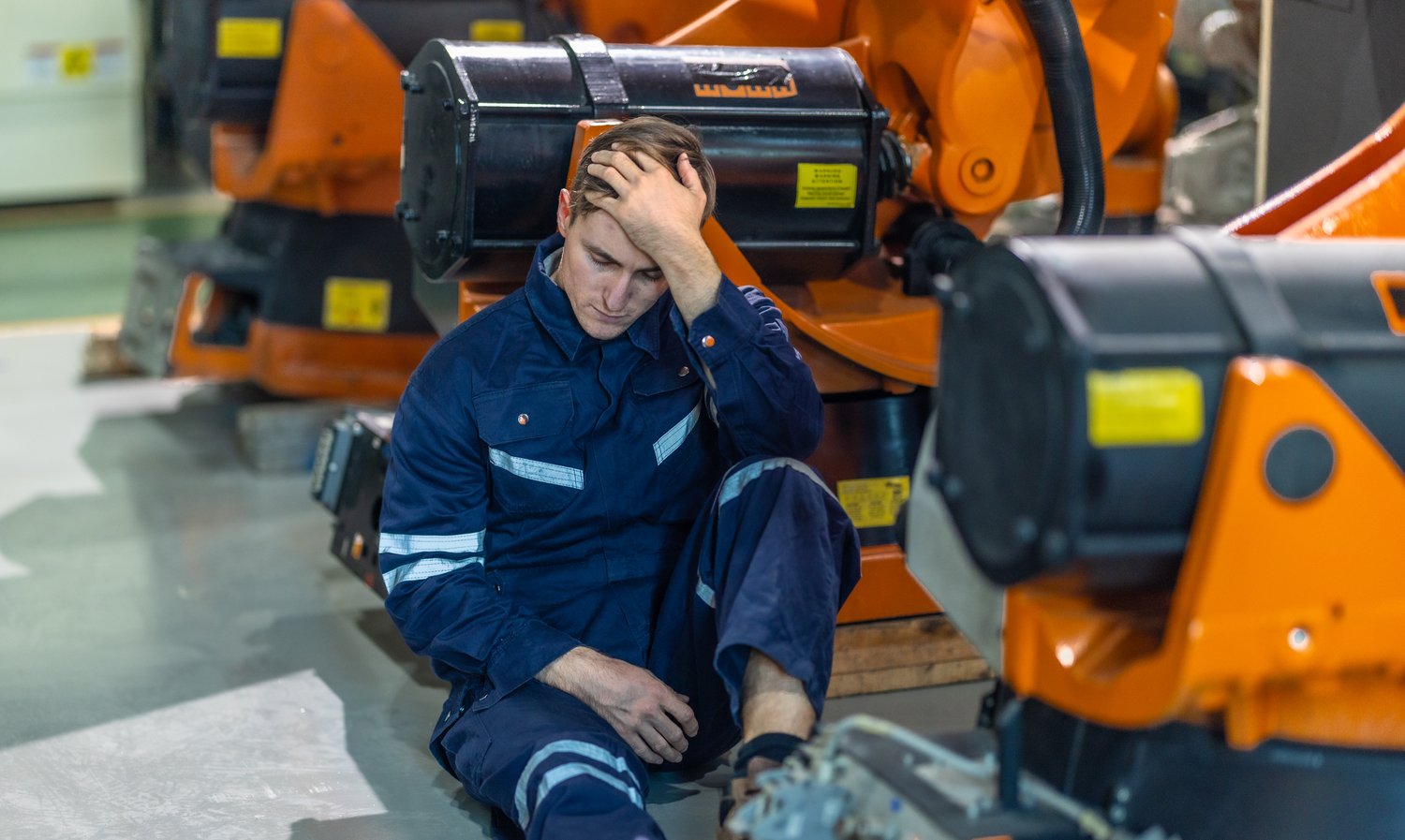 Problem awarii systemu sterowania procesem produkcyjnym